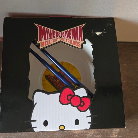 My Hero Academia Hello Kitty and Friends 6 Inch Chopstick Bowl Set - Picture 3 of 7